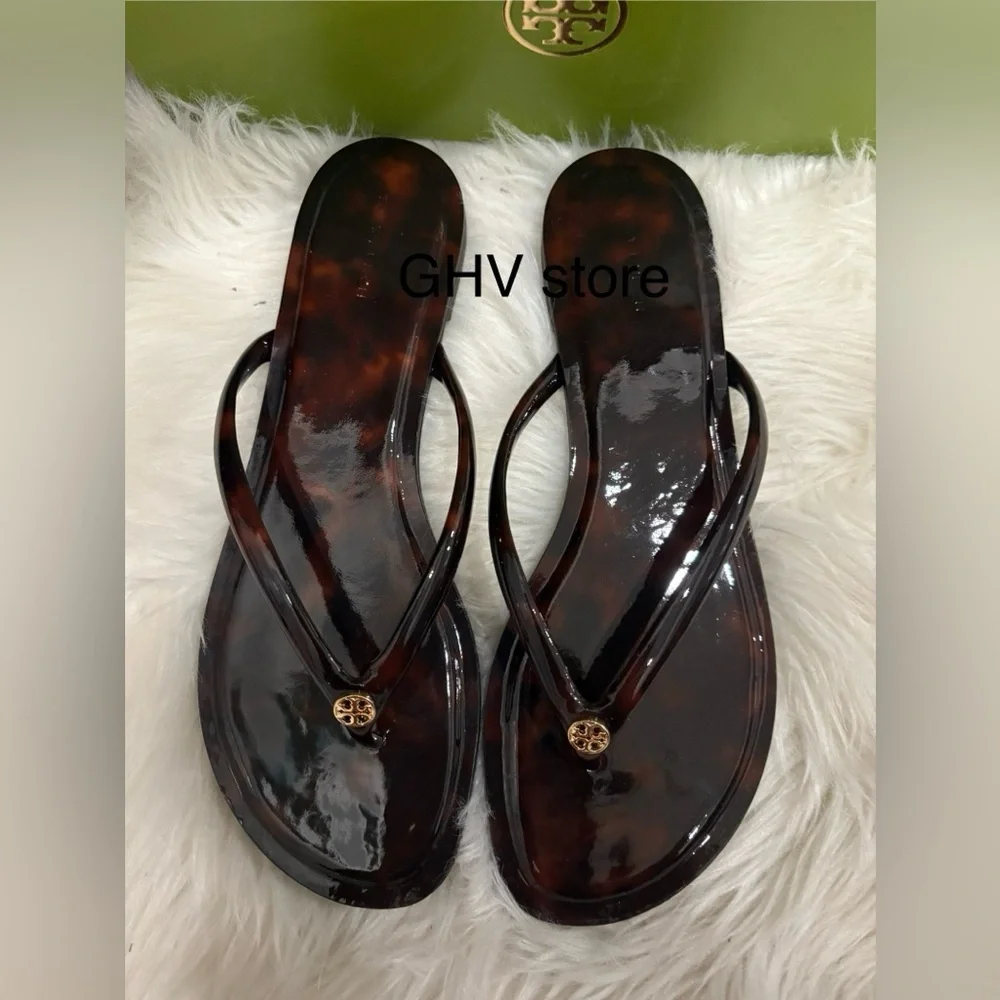 Tory burch Chelsea Women's Tortoise Shell Flip Flops_2